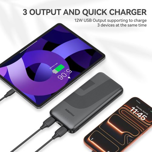 FOOMEE 10000 mAh Portable Slim Power Bank with 12W Fast Charging and LED Light Indicator Item | Buy FOOMEE 10000 mAh Portable Slim Power Bank with 12W Fast Charging and LED Light Indicator | SPOP Enterprise Global
